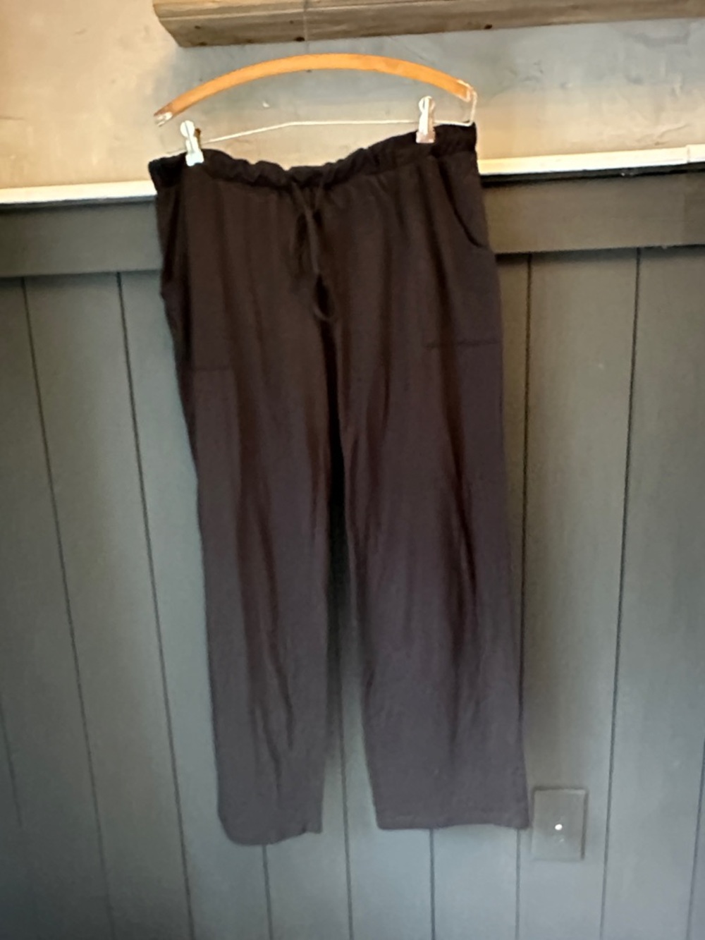 Lucky Brand Soft Lounge Pants Black with Pockets Women’s Size XL